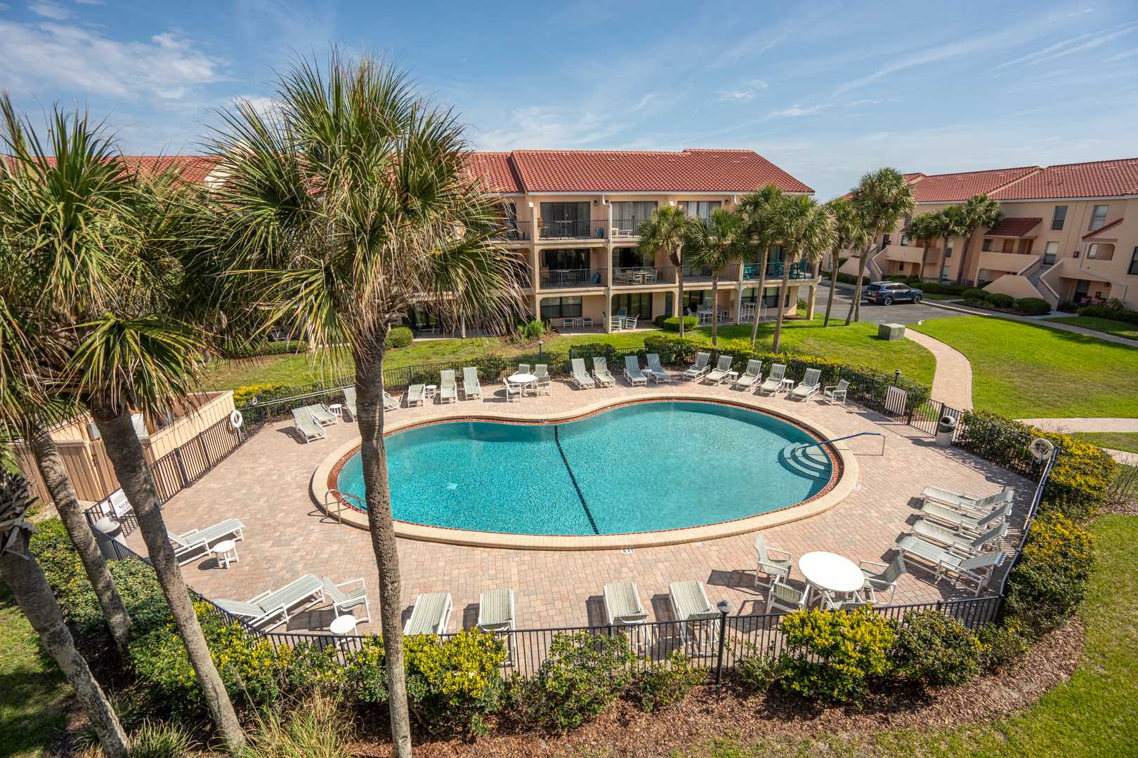 Courtyard pool